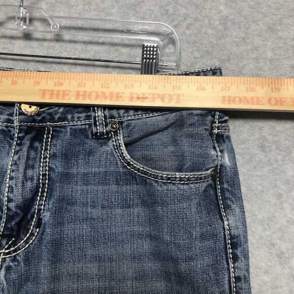 Rock & Roll Double Barrel Jeans Mens 33x31 Straight Leg Relaxed Fit Cowboy Denim - Picture 7 of 16